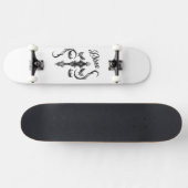 Symbool van de Weegdierentuin Persoonlijk Skateboard (Horizontaal)