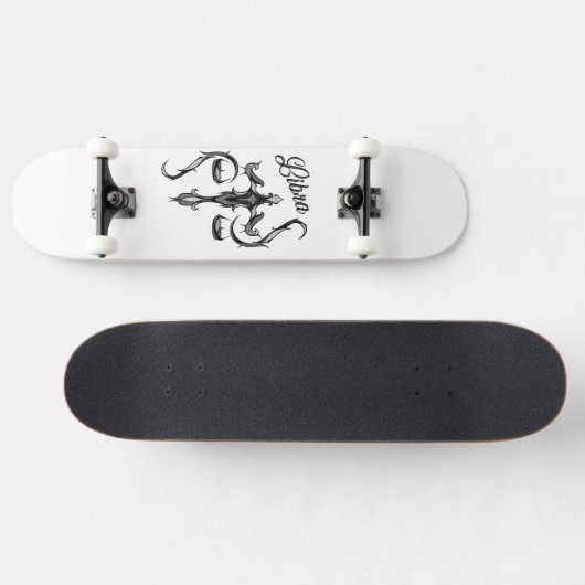 Symbool van de Weegdierentuin Persoonlijk Skateboard (Horizontaal)
