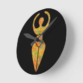 Symbool van de Wiccaanse godin Ronde Klok (Hoek)