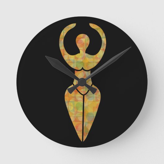 Symbool van de Wiccaanse godin Ronde Klok (Voorkant)