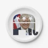 Symbool van Donald Trump Republican Party Papieren Bordje (Voorkant)