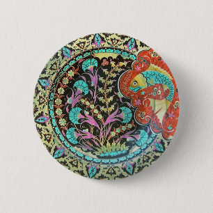 Symbool van Fortune Good Luck Charm Ronde Button 5,7 Cm