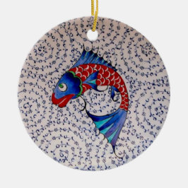 Symbool van Fortune Good Luck Koi Fish Keramisch Ornament