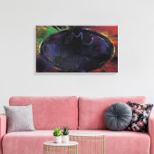 Symbool van geslepen biet canvas afdruk (Insitu (Woonkamer))