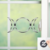Symbool van gevallen heidense godin raamsticker (Huis)