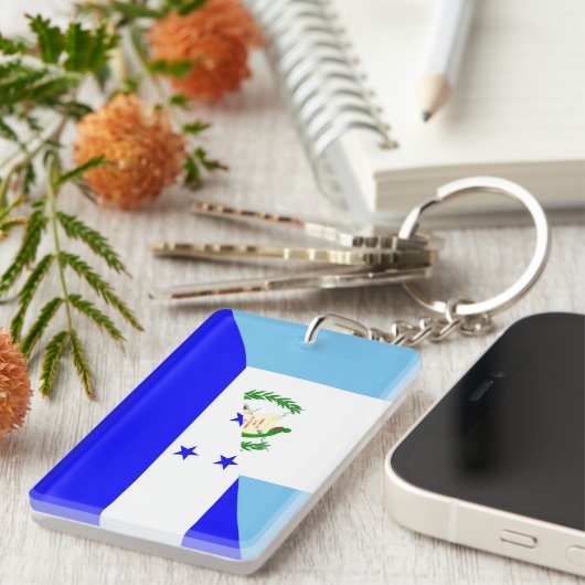 symbool van guatemala honduras sleutelhanger (Voorkant Rechts)