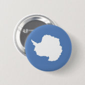 Symbool van het Antarctica continent Ronde Button 5,7 Cm (Voorkant /achterkant)