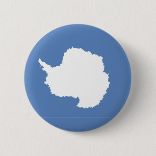 Symbool van het Antarctica continent Ronde Button 5,7 Cm