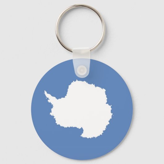 Symbool van het Antarctica continent Sleutelhanger (Voorkant)