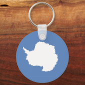 Symbool van het Antarctica continent Sleutelhanger (Voorkant)