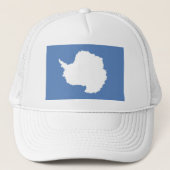 Symbool van het Antarctica continent Trucker Pet (Voorkant)