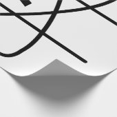 Symbool van het atheïsme (Atom Emblem) Cadeaupapier (Hoek)