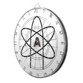 Symbool van het atheïsme (Atom Emblem) Dartbord (Voorkant Rechts)