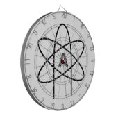 Symbool van het atheïsme (Atom Emblem) Dartbord (Voorkant Links)