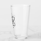 Symbool van het atheïsme (Atom Emblem) Glas (Links)
