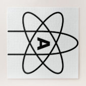 Symbool van het atheïsme (Atom Emblem) Legpuzzel (Horizontaal)