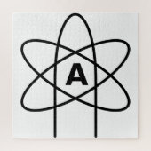 Symbool van het atheïsme (Atom Emblem) Legpuzzel (Verticaal)