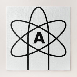 Symbool van het atheïsme (Atom Emblem) Legpuzzel