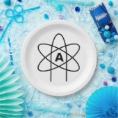 Symbool van het atheïsme (Atom Emblem) Papieren Bordje (Feest)