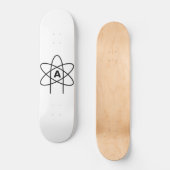Symbool van het atheïsme (Atom Emblem) Persoonlijk Skateboard (Voorkant)