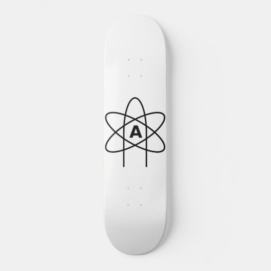 Symbool van het atheïsme (Atom Emblem) Persoonlijk Skateboard (Voorkant)