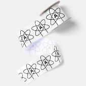 Symbool van het atheïsme (Atom Emblem) Satijnen Lint (Achterkant)