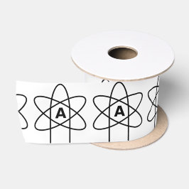 Symbool van het atheïsme (Atom Emblem) Satijnen Lint