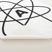 Symbool van het atheïsme (Atom Emblem) Sherpa Deken (3/4)