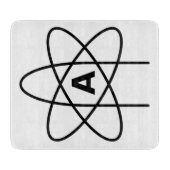 Symbool van het atheïsme (Atom Emblem) Snijplank (Voorkant)