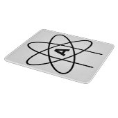 Symbool van het atheïsme (Atom Emblem) Snijplank (Hoek)
