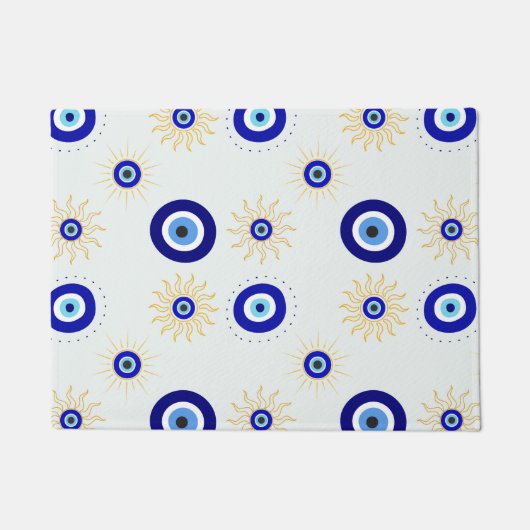 Symbool van het Boze Oog Deurmat (Voorkant)