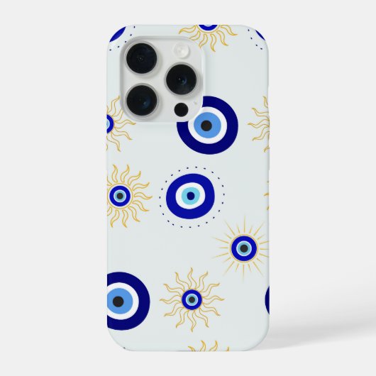 Symbool van het Boze Oog iPhone Hoesje (Achterkant)