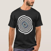 Symbool van het Boze Oog, optische illusie T-shirt (Voorkant)