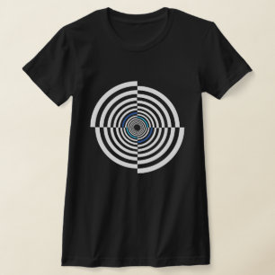 Symbool van het Boze Oog, optische illusie T-shirt