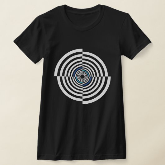 Symbool van het Boze Oog, optische illusie T-shirt (Laagn)
