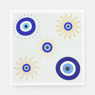 Symbool van het Boze Oog Servet