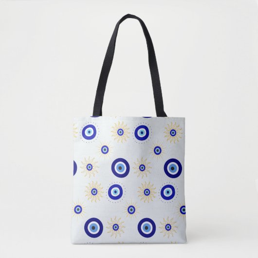 Symbool van het Boze Oog Tote Bag (Voorkant)