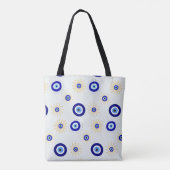 Symbool van het Boze Oog Tote Bag (Achterkant)