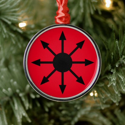 Symbool van het Chaos Star Ornament (Boom)