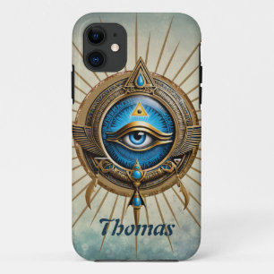 Symbool van het Egyptische alziende oog, Case-Mate iPhone Case