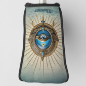 Symbool van het Egyptische alziende oog, Golfheadcover (Draai 90)
