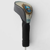 Symbool van het Egyptische alziende oog, Golfheadcover (Schuin)