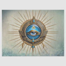 Symbool van het Egyptische alziende oog,