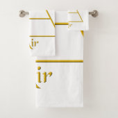 Symbool van het gevalde pagan-luchtelement bad handdoek (Insitu)