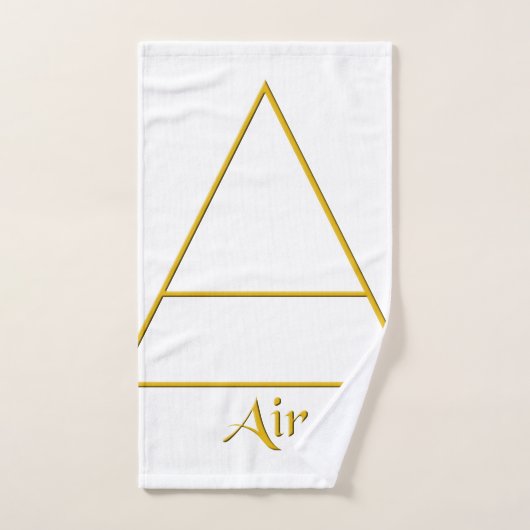 Symbool van het gevalde pagan-luchtelement bad handdoek (Handdoek)