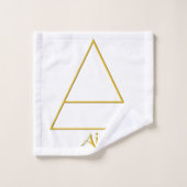 Symbool van het gevalde pagan-luchtelement bad handdoek (Wasdoekje)