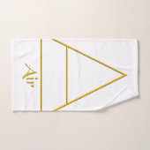 Symbool van het gevalde pagan-luchtelement bad handdoek (Handdoek)