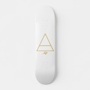 Symbool van het gevalde pagan-luchtelement persoonlijk skateboard