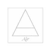 Symbool van het gevalde pagan-luchtelement rubberstempel (Afrduk)