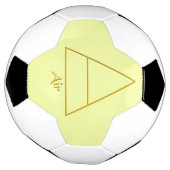 Symbool van het gevalde pagan-luchtelement voetbal (Gedraaid)